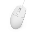 Mysz biurowa 1000 dpi 1,2m USB - biała