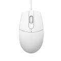 Mysz biurowa 1000 dpi 1,2m USB - biała