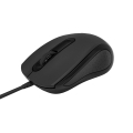 Mysz biurowa 1200 dpi 1,5m USB - czarna