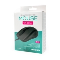 Mysz biurowa 1200 dpi 1,5m USB - czarna