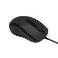 Mysz biurowa 1200 dpi 1,5m USB-C - czarna