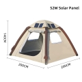 Namiot solarny samopompujący 52W 2000mAh