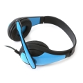 FREESTYLE HI-FI STEREO HEADSET + MIC + ADAPTER 2-1  FH4008 BLUE [42676]