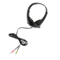 Słuchawki nauszne HI-FI stereo z mikrofonem FREESTYLE FH4088 czarne