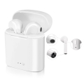 FREESTYLE BLUETOOTH V5.0 EARPHONES TWS + CHARGING STATION SŁUCHAWKI BLUETOOTH TWS ZE STACJĄ ŁADUJĄCĄ DOT WHITE [45715]
