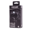 Słuchawki douszne Bluetooth MAXELL Halo z podświetleniem LED czarne