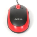 Mysz optyczna OMEGA OM-06R 1200 DPI czarno-czerwona