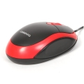 Mysz optyczna OMEGA OM-06R 1200 DPI czarno-czerwona