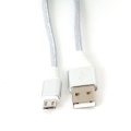 Kabel OMEGA USB-microUSB 2A 1 m srebrny