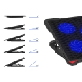 Podstawka chłodząca pod laptopa PLATINET LAPTOP COOLER PAD 5 FANS 1500 RMP 2USB BLACK