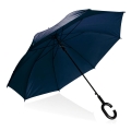 Parasol z rączką w kształcie litery C - niebieski