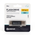 Pendrive Platinet USB 3.0 Type-C 64GB czarny