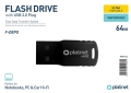 Pendrive USB 2.0 F-Depo 64GB WATERPROOF BLACK [45286]