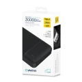 Powerbank 30000 mAh MicroUSB, Type-C, Lightning Czarny