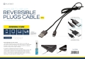 Kabel USB-microUSB PLATINET 1 m czarny