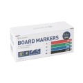 PLATINET DRY ERASE BOARD MARKERS MIX BLACK/BLUE/ RED/GREEN BOX*12  43003