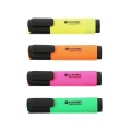 PLATINET ZAKREŚLACZ HIGHLIGHTERS MIX YELLOW/ORANGE/PINK/GREEN BOX*12  43007