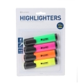 PLATINET HIGHLIGHTERS YELLOW / ORANGE / PINK / GREEN  4 PCS  43009