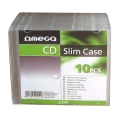 PUDEŁKO SLIM CASE 5,2MM OMEGA CLEAR*10 40111