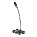 Mikrofon gamingowy Varr z podświetleniem RGB