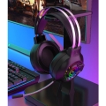 VARR GAMING RGB SŁCUHAWKI NAUSZNE WITH MIC VH8040  BLACK [45560]