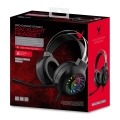 VARR GAMING RGB SŁCUHAWKI NAUSZNE WITH MIC VH8040  BLACK [45560]