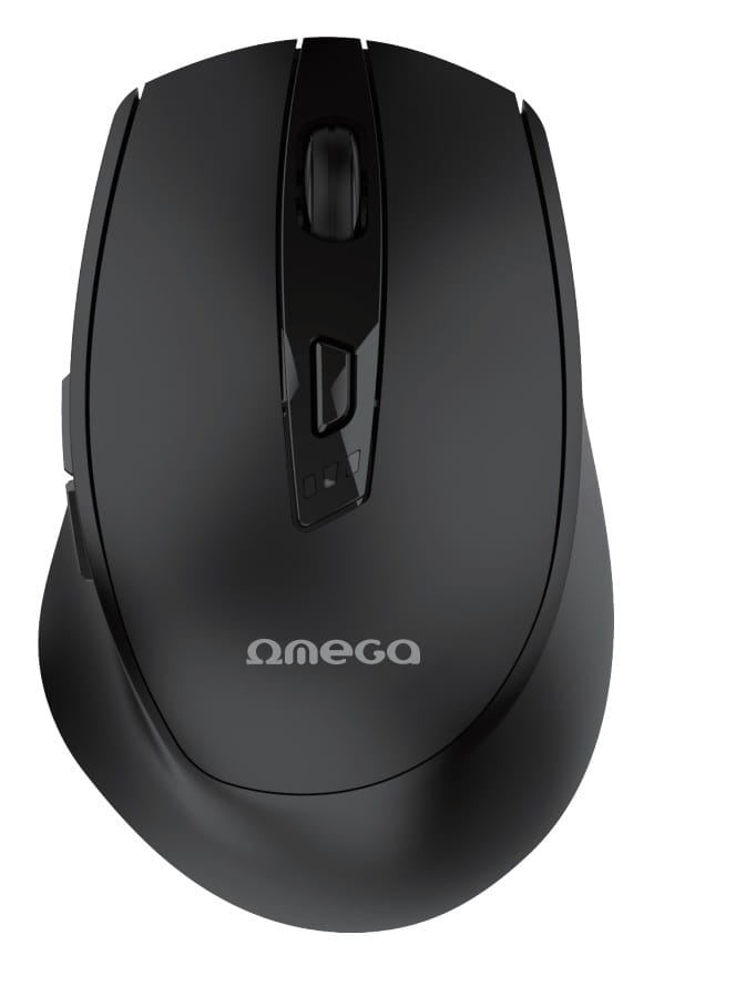 OMEGA MOUSE MYSZ BEZPRZEWODOWA WIRELESS RECHARGEABLE USB-C BLACK [46038]