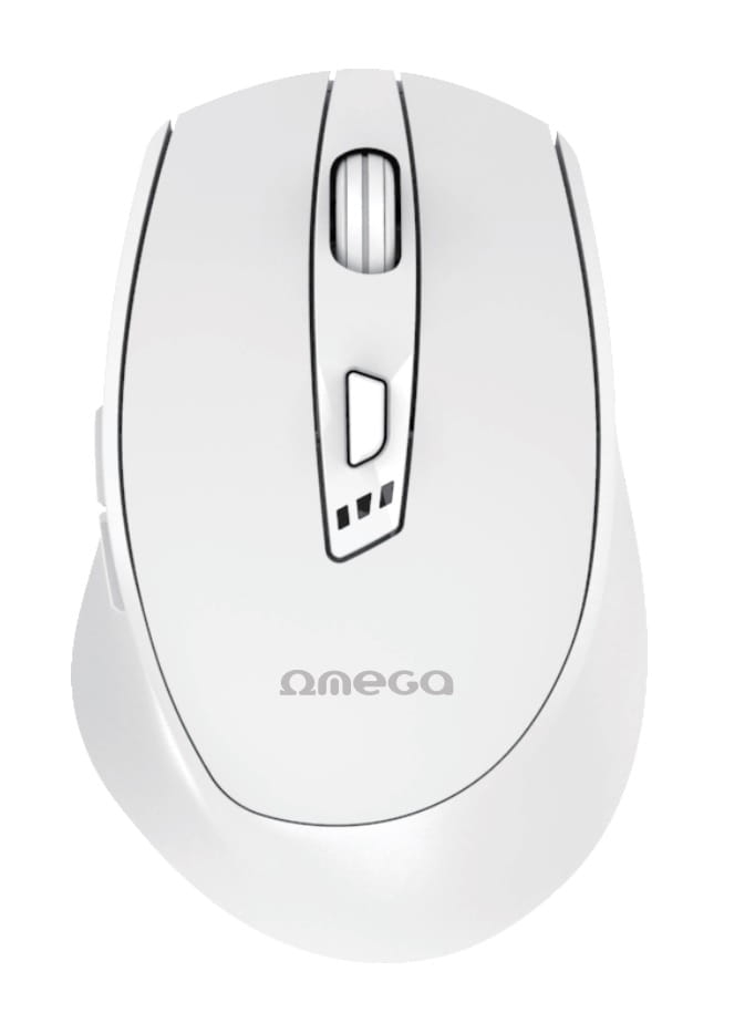 OMEGA MOUSE MYSZ BEZPRZEWODOWA WIRELESS RECHARGEABLE USB-C WHITE [46036]