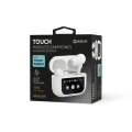 PLATINET SŁUCHAWKI BEZPRZEWODOWE DOUSZNE TWS EKRAN DOTYKOWY BLUETOOTH 5.4 300MAH ANC WHITE