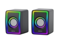 Głośniki Small Tower 2.0 6W RSM RGB USB, Jjack 3.5mm