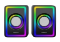 Głośniki Small Tower 2.0 6W RSM RGB USB, Jjack 3.5mm