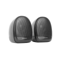 Głośniki Black Elipse 2.0 6W RSM USB,  Jack 3.5mm