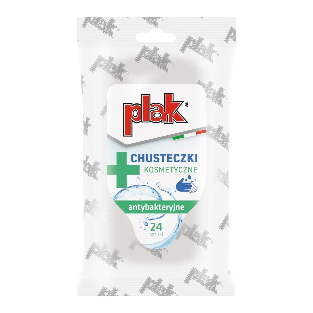 Chusteczki kosmetyczne anybakteryjne Plak - 24szt