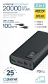 Powerbank 20 000 mAh Power Delivery 3.0, Quick Charge, Led Screen