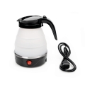 Składany, silikonowy czajnik elektryczny 0,6L 600W - czarny