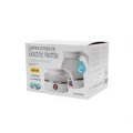 Składany, silikonowy czajnik elektryczny 0,6L 600W - biały
