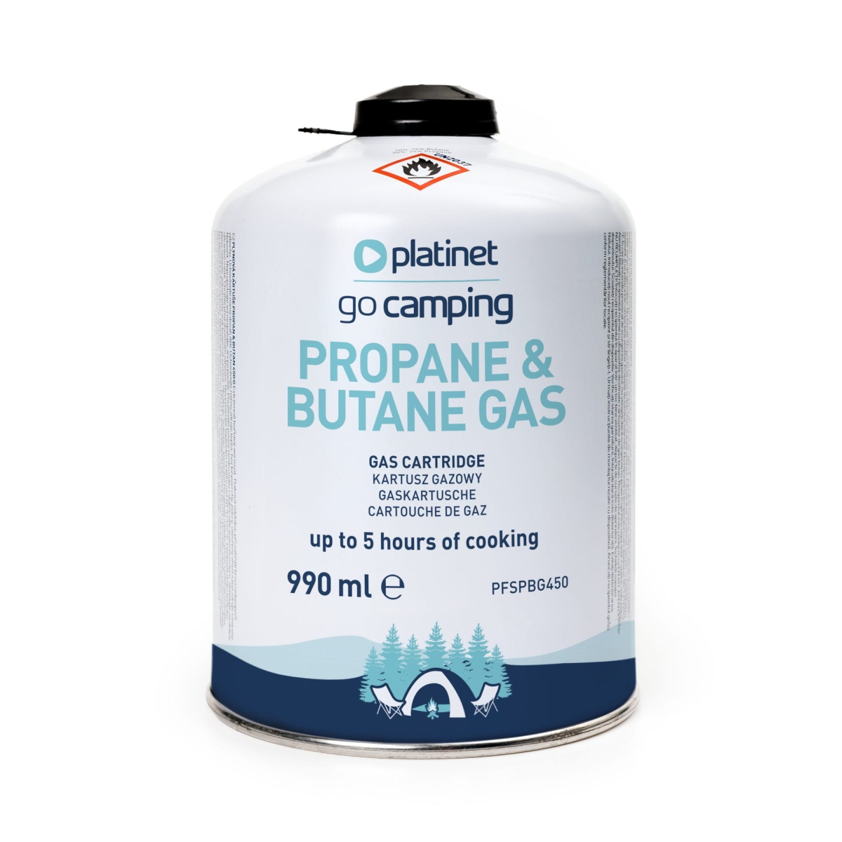 Kartusz gazowy 450g/990ml - Propan-Butan