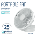 PLATINET BATTERY DESK FAN WIATRAK BIURKOWY 2X1200 MAH 3 LEVEL