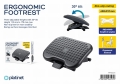 PLATINET FOOTREST PODNÓŻEK ERGONOMICZNY 460x350x110mm 3 LEVELS ADJUSTMENT [46197]