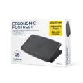 PLATINET FOOTREST PODNÓŻEK ERGONOMICZNY 470x350x91mm 1 LEVEL BLACK [46198]