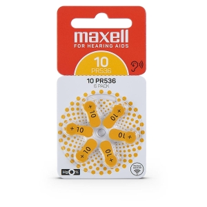 MAXELL BATTERY ZINK AIR PR70 (10) 6PK BLISTER 790418.00.EU