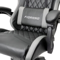FOTEL GAMINGOWY FIORANO GREY+BLACK