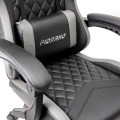 FOTEL GAMINGOWY FIORANO GREY+BLACK