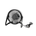 PLATINET TABLE FAN WENTYLATOR USB BLACK [46172]