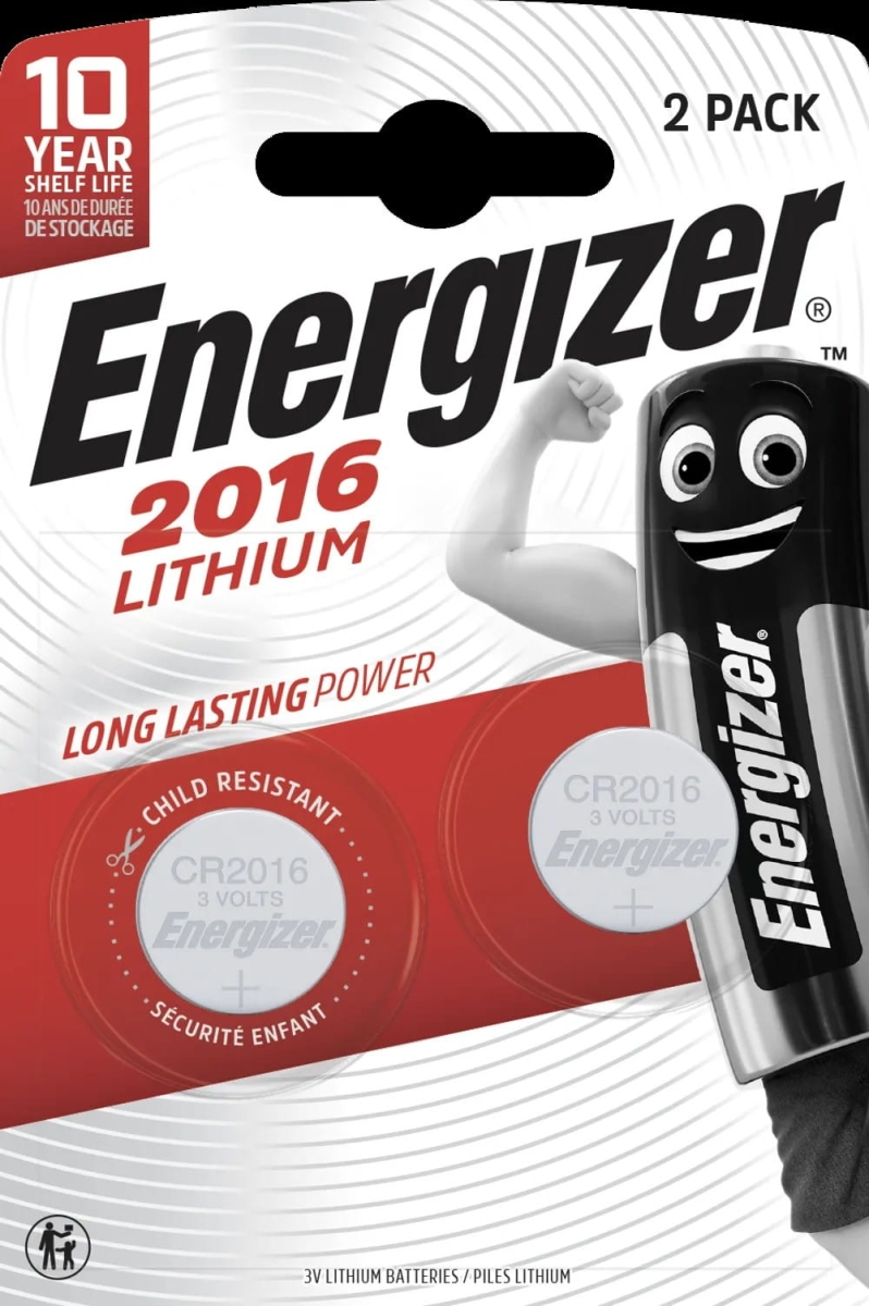 Energizer Battery CR2016 Lithium /B2/ K280