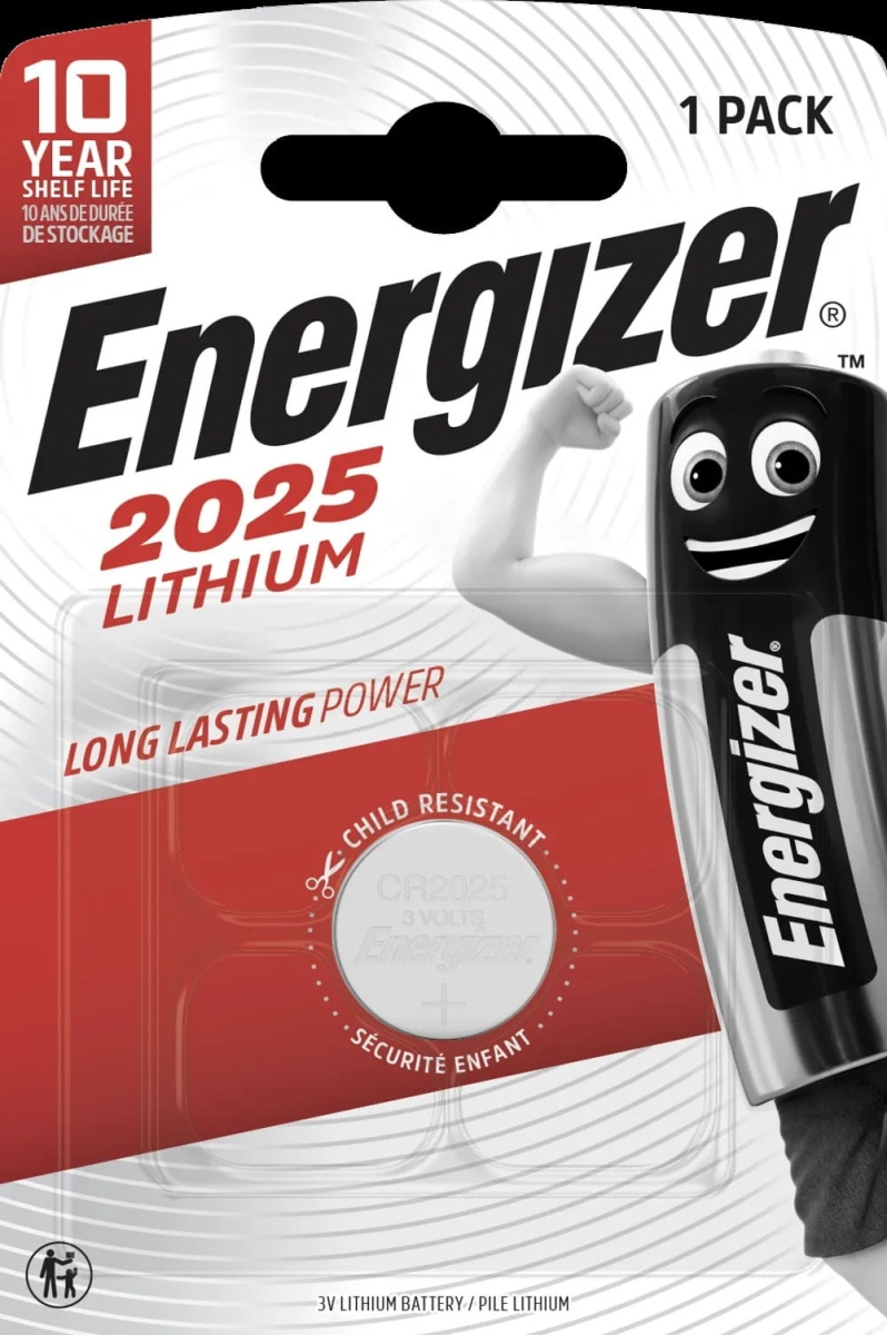 Energizer Battery CR2025 Lithium /B1/