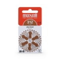 MAXELL BATTERY ZINK AIR PR41 (312) ZINK AIR 6PK BLISTER 790421.00.EU