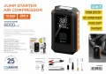 Wielofunkcyjny Jump Starter z Kompresorem 8000mAh