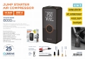 Jump Starter z Kompresorem 8000mA
