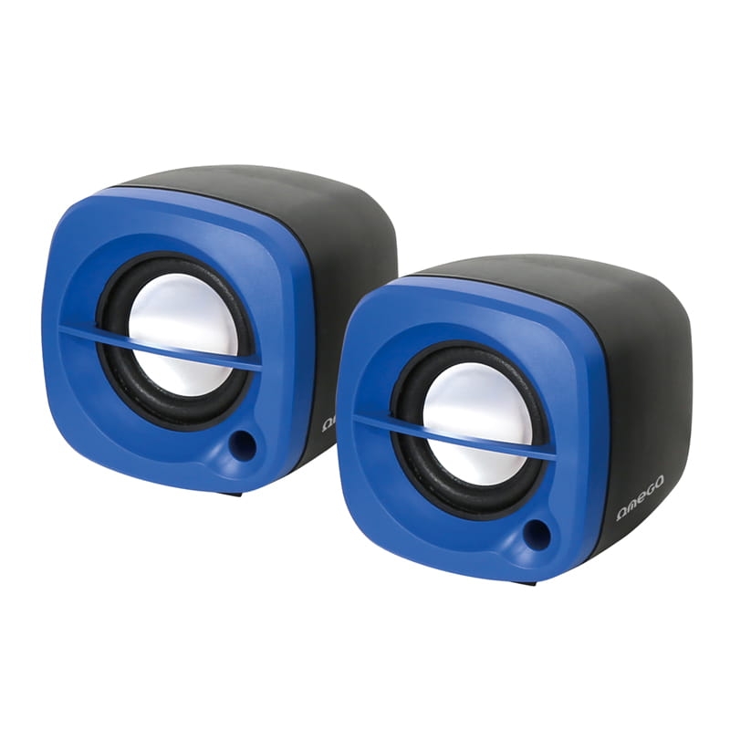 OMEGA SPEAKERS / GŁOŚNIKI 2.0 OG-15 6W BLUE USB [43041]